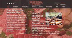 Desktop Screenshot of ponderosameats.com